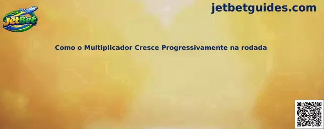 Exemplo visual de como o multiplicador cresce progressivamente na rodada