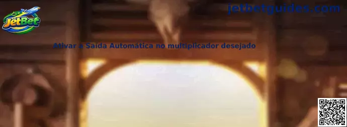 Ativar a saída automática no multiplicador desejado no JetBet Crash