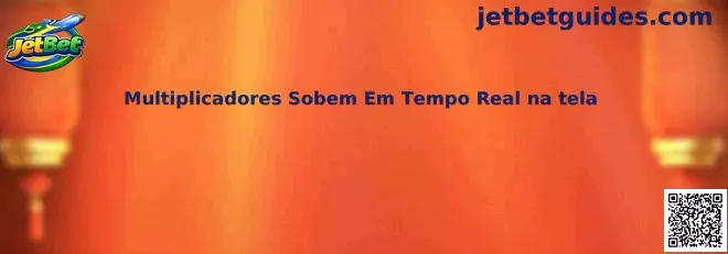 Multiplicadores Sobem Em Tempo Real na tela