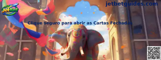 Clique seguro para abrir as Cartas Fechadas no JetBet Mines